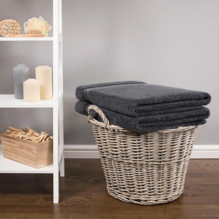 Product photograph of 700 Gsm Ultimate Bamboo Charcoal Bath Sheet from The Towel Shop