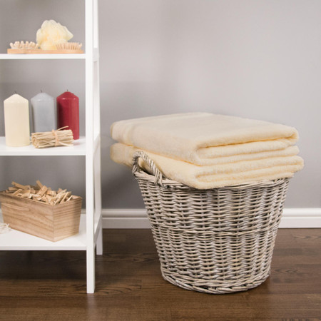 700 GSM Ultimate Bamboo Cream Bath Sheet - Single Piece(97cm x 150cm)