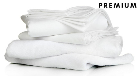 Premium Full Bedding Pack - Includes Pillow, Duvet, Pillowcase, Duvet Cover & Fitted Sheet