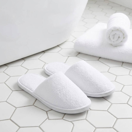 Towelling Hotel Slippers