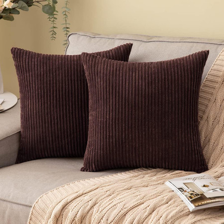 Set Of 2 Cushions With Corduroy Covers Included 45x45 Cm Set Of 2 Cushions With Corduroy Covers Included 45x45 Cm