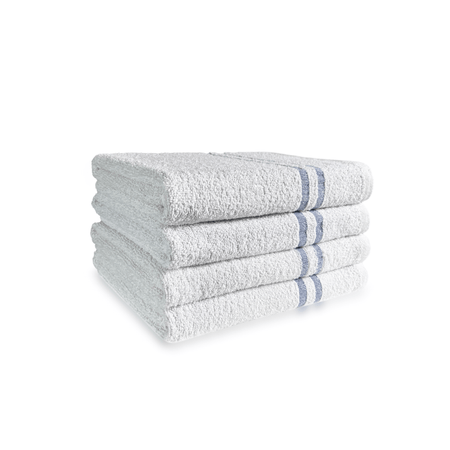 450 GSM Blue Header Bar Leisure Towels
