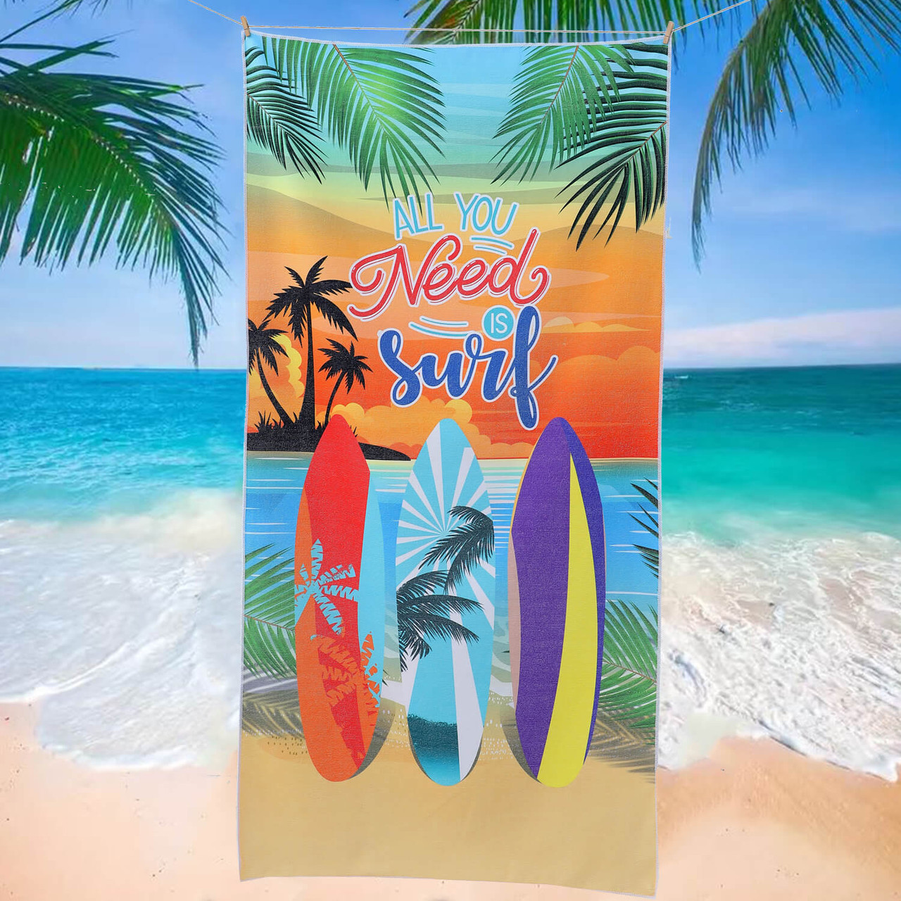 Image of Surf Design Beach Towel