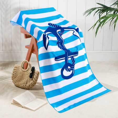 Anchor Microfibre Beach Towel – 70 x 150 cm