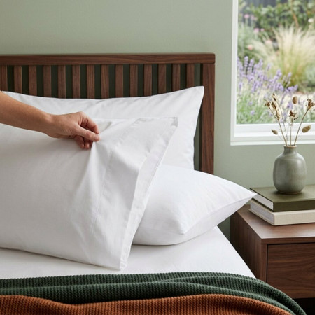 200TC Percale Pillowcases 100% Cotton