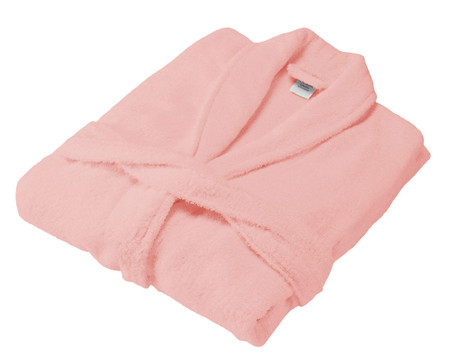 Product photograph of Pink Terry Towelling Bath Robes from The Towel Shop