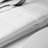 Damask Satin Band Napkins - 100percent Cotton