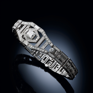 Art Deco diamond bracelets by Ascheron 