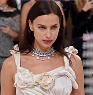 ​Irina Shayk Shines at the 2023 Met Gala in a Dazzling Diamond Necklace