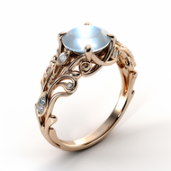 Moonstones engagement rings becoming a trend.