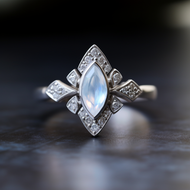  Marquise Cut Moonstone for Unique Engagement Rings