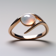 Moonstone engagement ring trends.