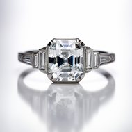 Ascheron radiant cut diamond ring archive 