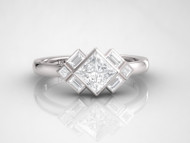 Art deco diamond rings