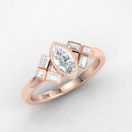  Ascheron's  Art Deco Engagement Rings.