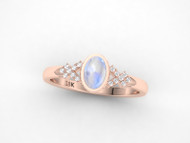 Why choose a moonstone engagement ring