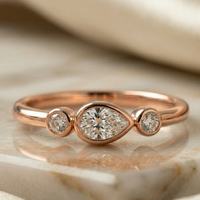 dainty diamond engagement ring