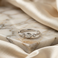 dainty diamond engagement ring