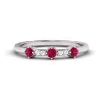 ruby and diamond eternity ring by jewelry designer Ascheron