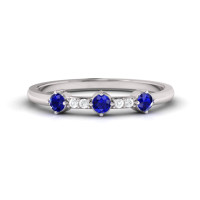 Sapphire wedding ring