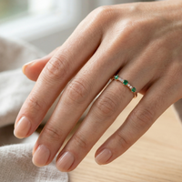 emerald wedding ring