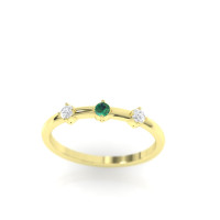 emerald wedding ring