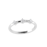 white gold diamond wedding ring by jewelry designer Ascheron