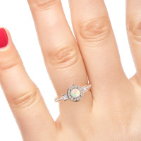 Irish opal ring