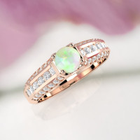 opal engagement ring
