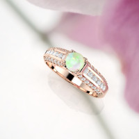 opal engagement ring