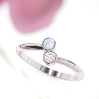 moonstone engagement ring by Ascheron