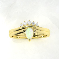 opal engagement ring
