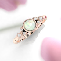 opal engagement ring