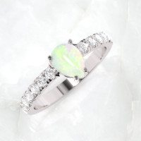 opal engagement ring