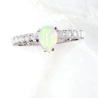 opal engagement ring
