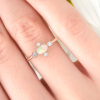 opal engagement ring