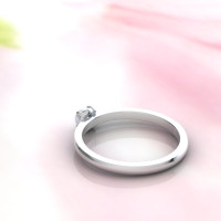 side view of opal ring