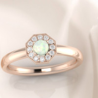 vintage opal ring
