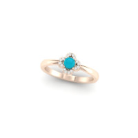 turquoise engagement ring
