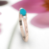 gold turquoise ring