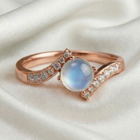 moonstone engagement ring