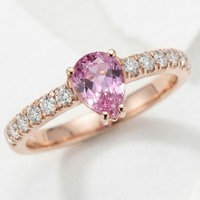 pink sapphire ring