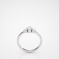 side view of engagement ring