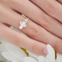 ring on model, Irish designer