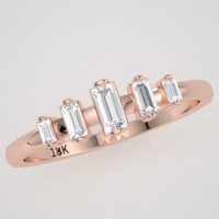 art deco eternity ring