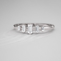 baguette eternity ring,  Irish design