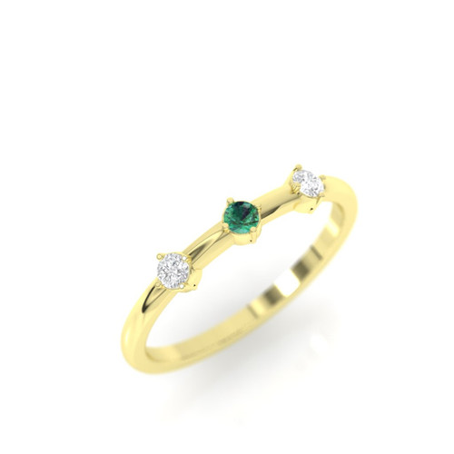 emerald eternity ring