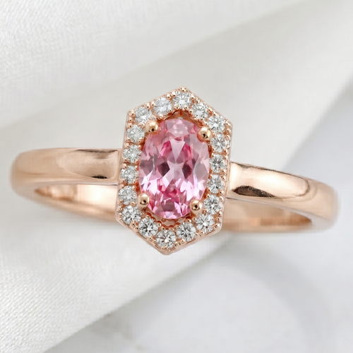 pink sapphire ring
