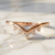 diamond curved wedding ring