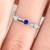 sapphire and diamond wedding eternity ring